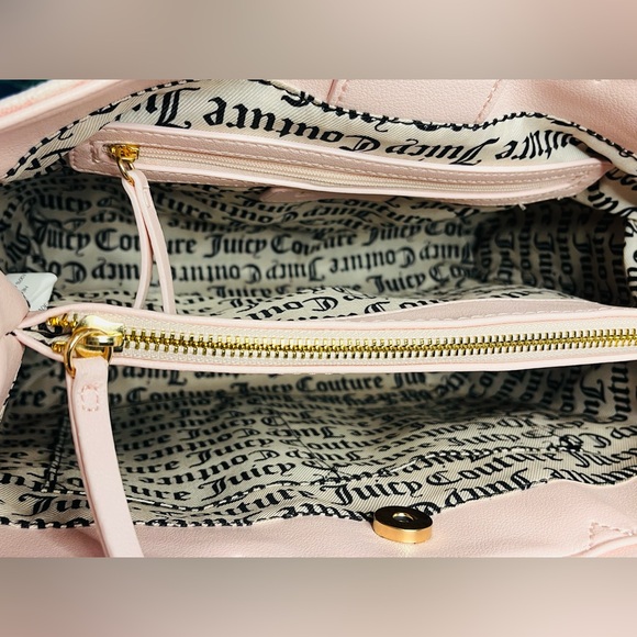 Juicy Couture Powder Blush Tote Crossbody Bag w Coin Purse NWT - Picture 5 of 8